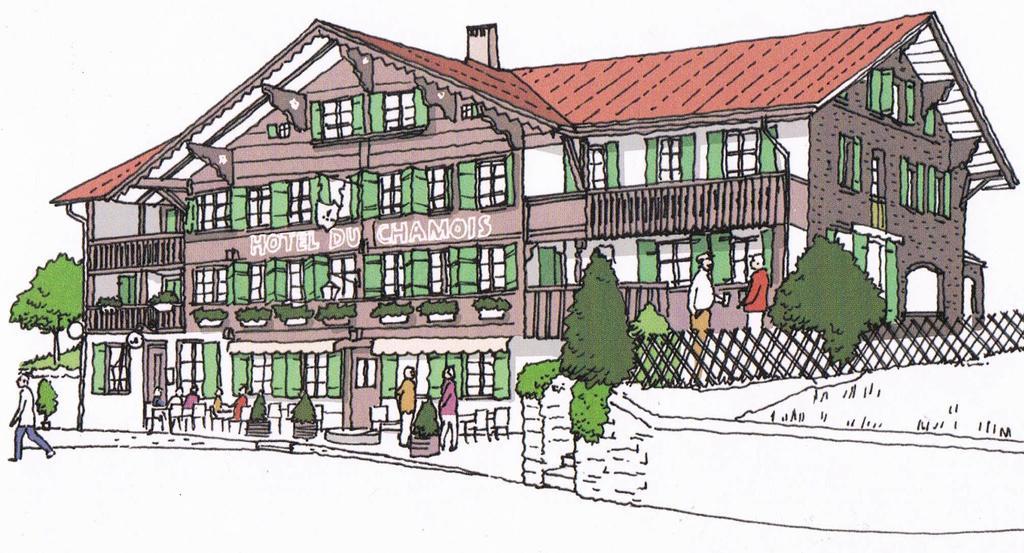 Hotel Du Chamois L'Etivaz Εξωτερικό φωτογραφία